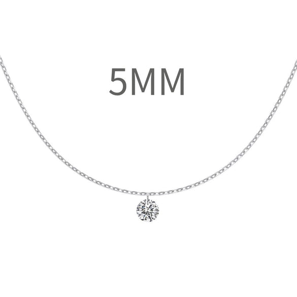 Women's 925 Sterling Silver Geometric Tassel Pendant Necklace With Electroplating And Cross Chain Style