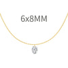 Women's 925 Sterling Silver Geometric Tassel Pendant Necklace With Electroplating And Cross Chain Style