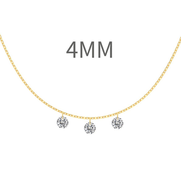 Women's 925 Sterling Silver Geometric Tassel Pendant Necklace With Electroplating And Cross Chain Style
