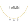Women's 925 Sterling Silver Geometric Tassel Pendant Necklace With Electroplating And Cross Chain Style