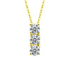 Women's 925 Sterling Silver Moissanite Geometric Pendant Necklace Set With Diamonds Cross Chain Highend Style