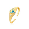 Women's 925 Sterling Silver Owl Adjustable Opening Ring Natural Style