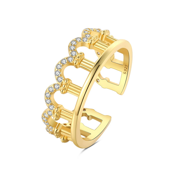 Women's 925 Sterling Silver Owl Adjustable Opening Ring Natural Style