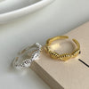 Women's 925 Sterling Silver Shell Geometric Ring