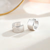 Women's 925 Sterling Silver Square Geometric Electroplated Niche Style Earrings