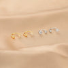 Women's Sterling Silver Star Stud Earrings With Screw Back Closure And Electroplated Light Luxury Design