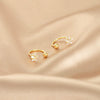 Women's Sterling Silver Star Stud Earrings With Screw Back Closure And Electroplated Light Luxury Design