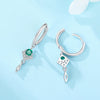 Women's 925 Sterling Silver Tassel Earrings With Animal Zodiac Pattern Electroplated Small And Fresh Style