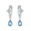 Women's 925 Sterling Silver Tassel Earrings With Animal Zodiac Pattern Electroplated Small And Fresh Style