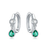 Women's 925 Sterling Silver Tassel Earrings With Animal Zodiac Pattern Electroplated Small And Fresh Style