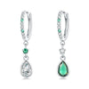 Women's 925 Sterling Silver Tassel Earrings With Animal Zodiac Pattern Electroplated Small And Fresh Style