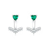 Women's 925 Sterling Silver Tassel Earrings With Animal Zodiac Pattern Electroplated Small And Fresh Style
