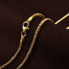 Women's 925 Sterling Silver Two Tone Geometric Twisted Chain Necklace With Glitter Cut Electroplated Finish
