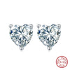 Women's 925 Sterling Silver Zircon Earrings With Geometric Animal Zodiac Patterns Electroplated