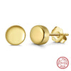 Women's 925 Sterling Silver Zircon Earrings With Geometric Animal Zodiac Patterns Electroplated