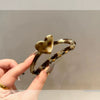 Women's Summer Hairpin Plastic Resin Handmade Leopard Print Shark Clip
