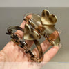 Women's Summer Hairpin Plastic Resin Handmade Leopard Print Shark Clip