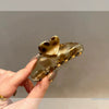 Women's Summer Hairpin Plastic Resin Handmade Leopard Print Shark Clip