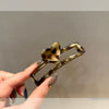 Women's Summer Hairpin Plastic Resin Handmade Leopard Print Shark Clip