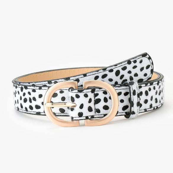 Women's Summer Simple Decorative Belt For Students Pu Skin And Alloy Material Pin Buckle Fasten Mode