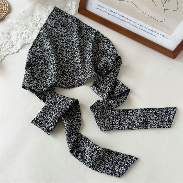 Women's Summer Travel Chiffon Geometric Exotic Style Triangle Hair Band Headwear