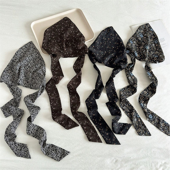 Women's Summer Travel Chiffon Geometric Exotic Style Triangle Hair Band Headwear