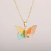 Women's Sweet Animal Zodiac Acrylic Resin Copper Zirconia O Word Chain Necklace
