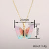 Women's Sweet Animal Zodiac Acrylic Resin Copper Zirconia O Word Chain Necklace