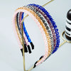 Women's Sweet Fashion Hair Band Cloth Crystal Head Accessory