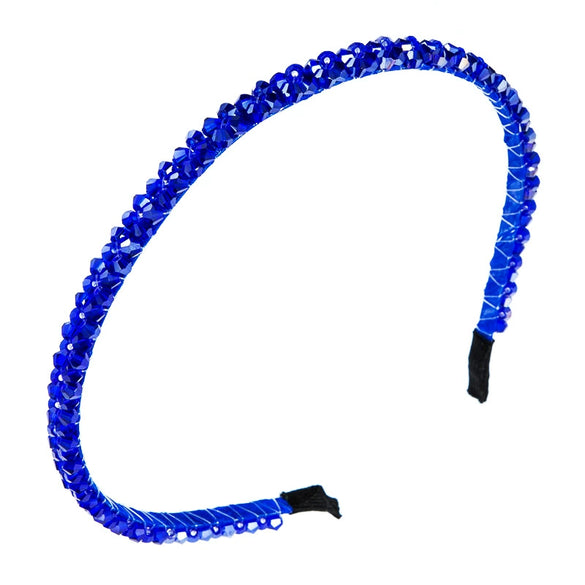 Women's Sweet Fashion Hair Band Cloth Crystal Head Accessory