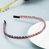 Women's Sweet Fashion Hair Band Cloth Crystal Head Accessory