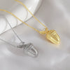 Women's Sweet Fruit Food Style Copper Goldplated O Word Chain Hazelnut Pine Cone Pendant Necklace Jewelry