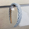 Women's Sweet Geometric Cloth Handmade Widebrimmed Plush Knitted Hair Band
