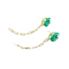 Women's Sweet Geometric Copper Zircon Earrings Simple Fashion Square And Round Stud Earrings