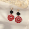 Women's Sweet Geometric Ear Clip Earrings Alloy Silver Plated Gold Plated Simple Long Electroplated Ear Jewelry