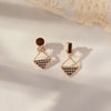 Women's Sweet Geometric Ear Clip Earrings Alloy Silver Plated Gold Plated Simple Long Electroplated Ear Jewelry