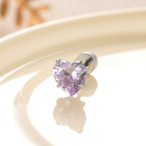 Women's Sweet Geometric Zircon Metal Ear Nail