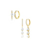 Women's Sweet Leaf Shaped Copper Stud Earrings With Zircon Electroplated Floral Fashion Jewelry