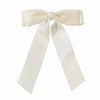 Women's Sweet Ribbon Bow Spring Clip Hairpin Handmade Cloth Hair Accessory