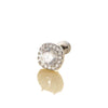 Women's Sweet Style Titanium Steel Zircon Inlaid Geometric Heart Earrings