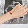 Women's Temperaturesensitive Colorchanging S925 Sterling Silver Woven Bracelet With Animals And Zodiac Pattern And Electroplating Treatment