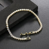 Women's Tennis Bracelet Copper Goldplated Geometric Style Jewelry