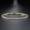 Women's Tennis Bracelet Copper Goldplated Geometric Style Jewelry