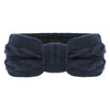 Women's Thickened Velvet Wool Bow Headband Earwarming Autumn Winter Hair Accessory