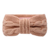 Women's Thickened Velvet Wool Bow Headband Earwarming Autumn Winter Hair Accessory