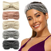 Women's Thickened Velvet Wool Bow Headband Earwarming Autumn Winter Hair Accessory