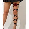 Women's Thigh Chain Leg Chain With Elastic Band And Flannel Material Flower Pattern Sweet Cool Style