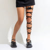 Women's Thigh Chain Leg Chain With Elastic Band And Flannel Material Flower Pattern Sweet Cool Style