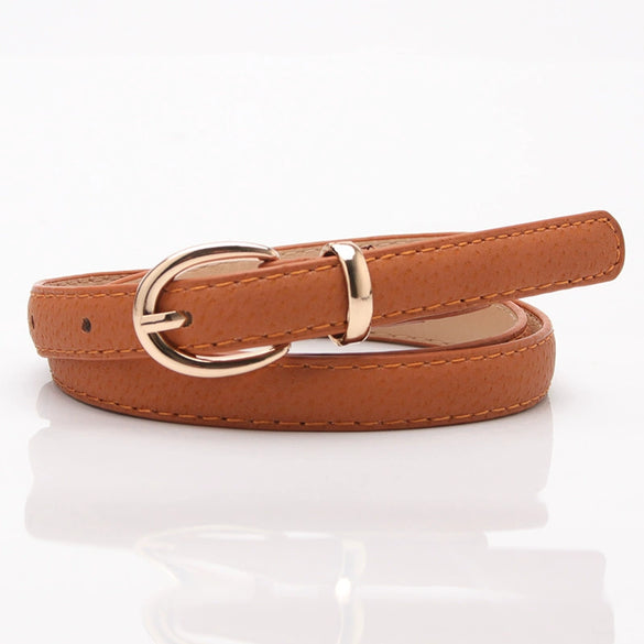 Women's Thin Belt Fashion Belt Women's 14 Wide Imitation Pigskin Decorative Pants With Black Student Belt Wholesale