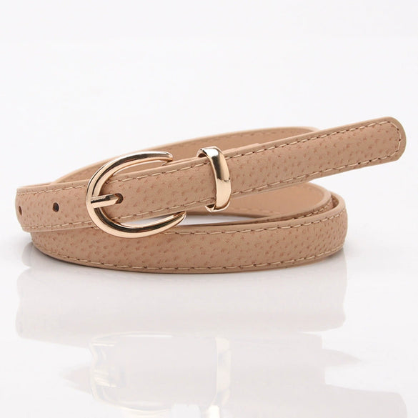 Women's Thin Belt Fashion Belt Women's 14 Wide Imitation Pigskin Decorative Pants With Black Student Belt Wholesale